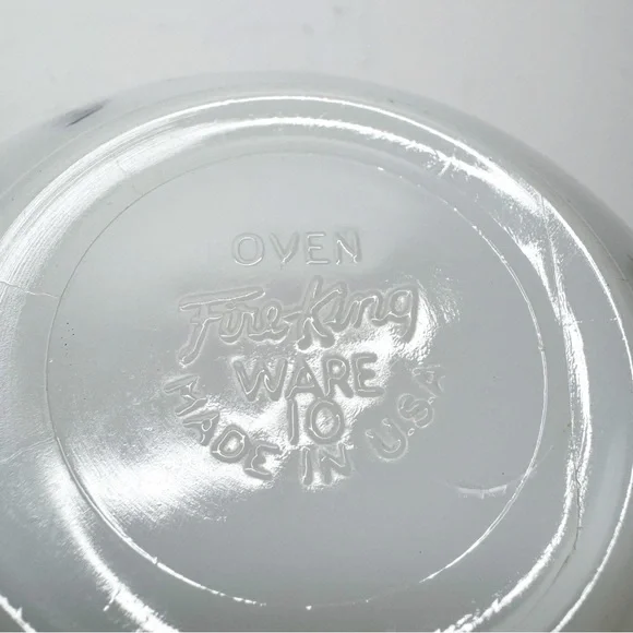 Vintage Fire King Gay Fad Fruit Painted Nesting Bowls - Picture 14 of 14